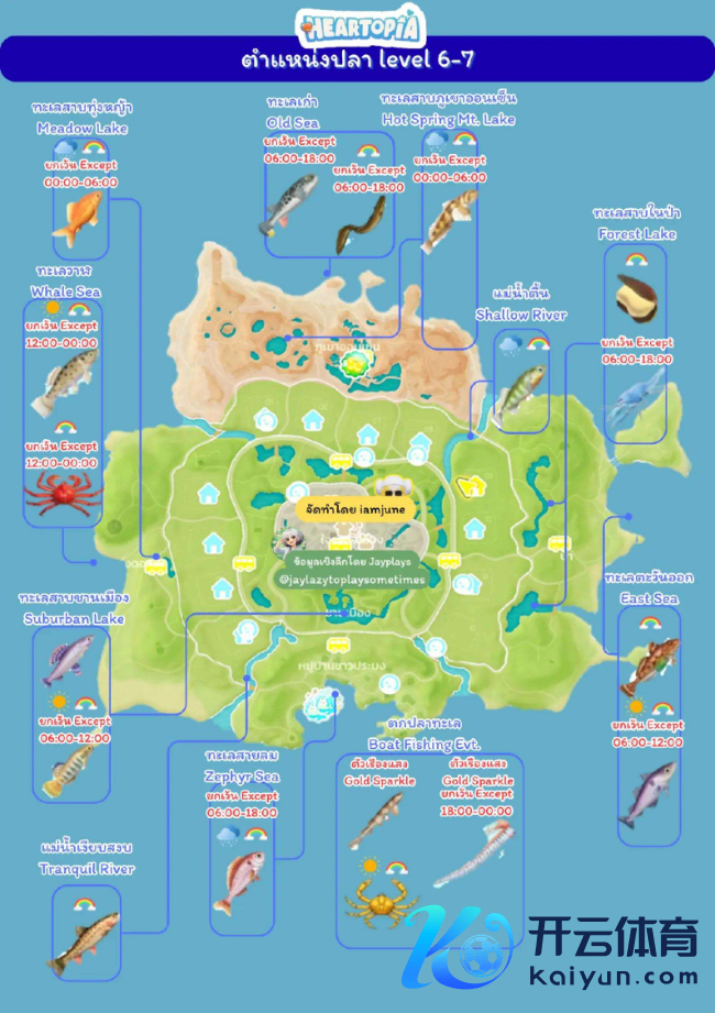 《心动小镇》全鱼类钓点位置共享