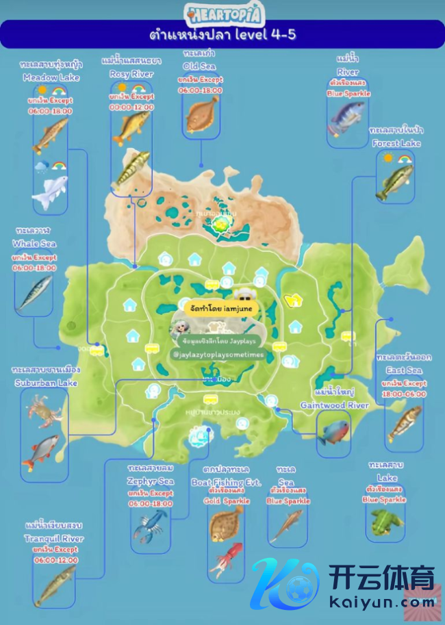 《心动小镇》全鱼类钓点位置共享