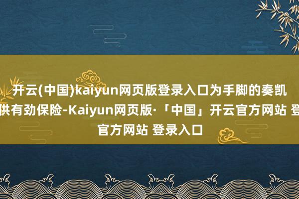 开云(中国)kaiyun网页版登录入口为手脚的奏凯开展提供有劲保险-Kaiyun网页版·「中国」开云官方网站 登录入口